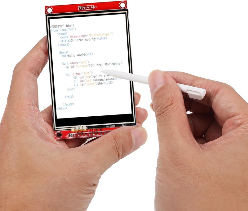 XIITIA 2pcs 3.2" SPI TFT LCD Display Touch Panel ILI9341 240x320 TFT LCD Touch Screen Shield 5V/3.3V STM32 Display Module SPI Serial with Touch Pen - Image 5